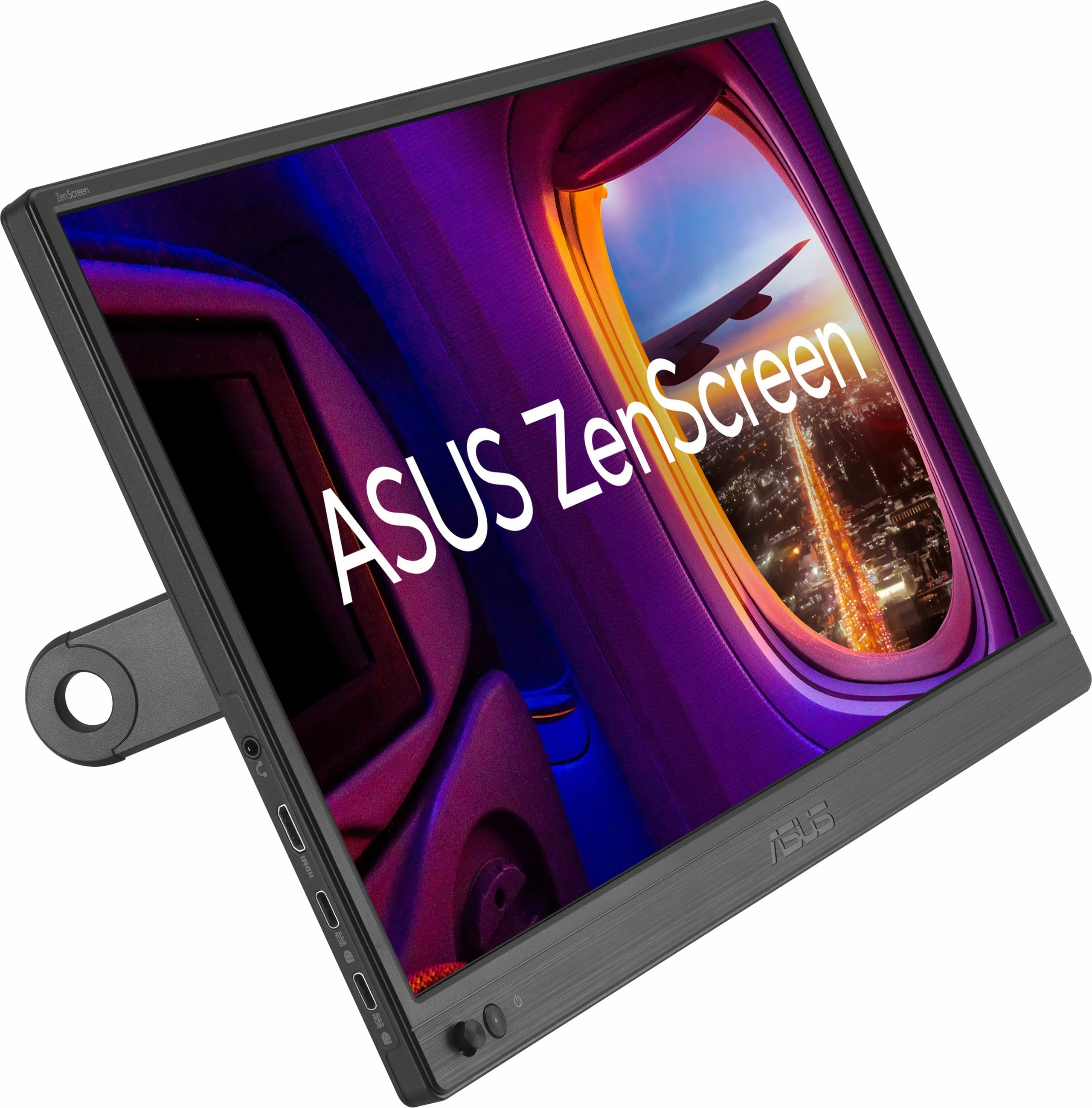 Prenosni monitor 15,6" Full HD ASUS ZenScreen MB169CK, LCD, črn