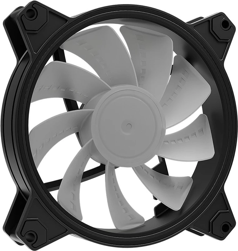 Ventilator za računalnik 120 mm, ARGB, črn MODECOM FAN-APEX-120R-ARGB-100
