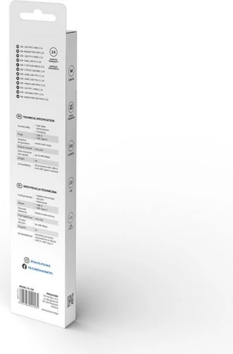 USB kabel Savio, 1 m, bel