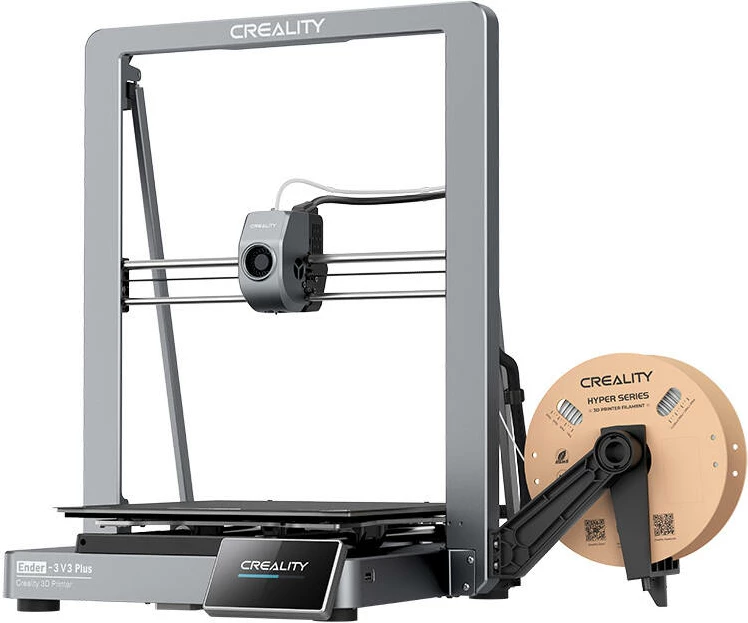 3D tiskalnik Creality Ender-3 V3 Plus, FDM, delovni volumen 300x300x330 mm, siv