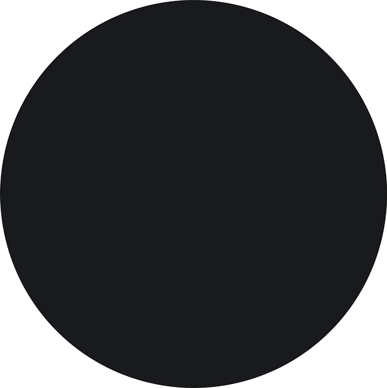 Površina mize HPL FH5842.01 črna Φ69 cm debelina 12mm