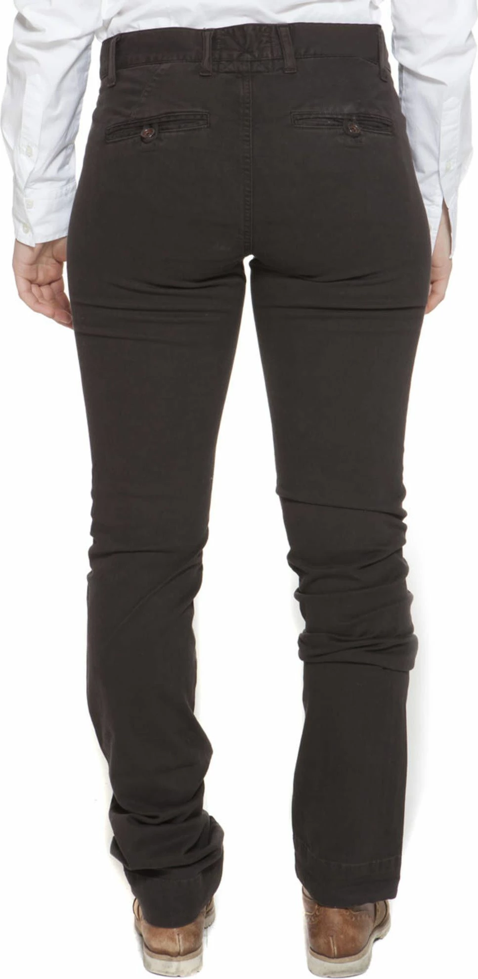 Hlače GANT za ženske, rjave