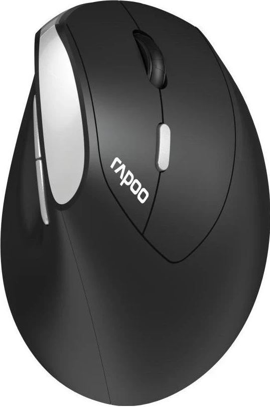 Vertikalni brezžični miš Rapoo EV250, črn