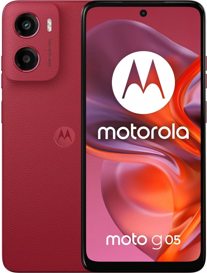 Pameten telefon Motorola Moto G05, 4/128 GB, Plum Red