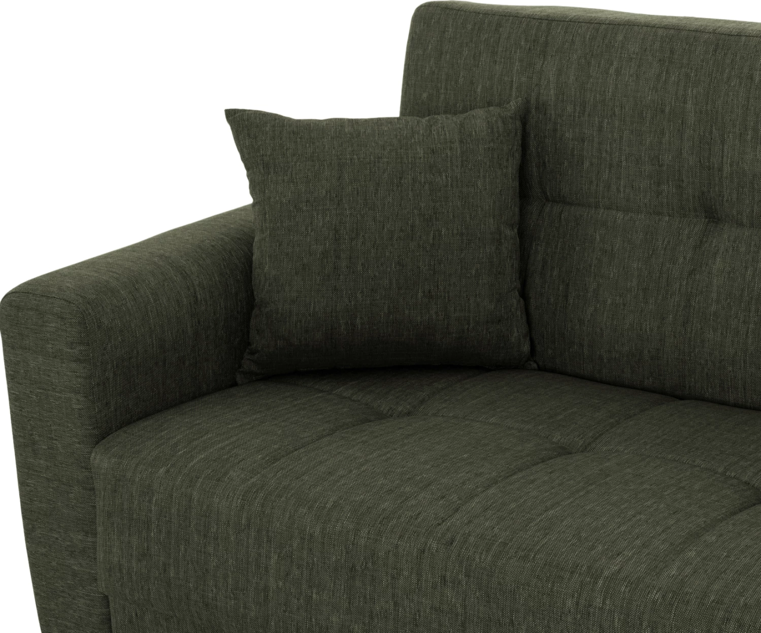 FH3243.05, 2-sedežna zofa-postelja, visok naslon, temno-olivna, 160x84x88