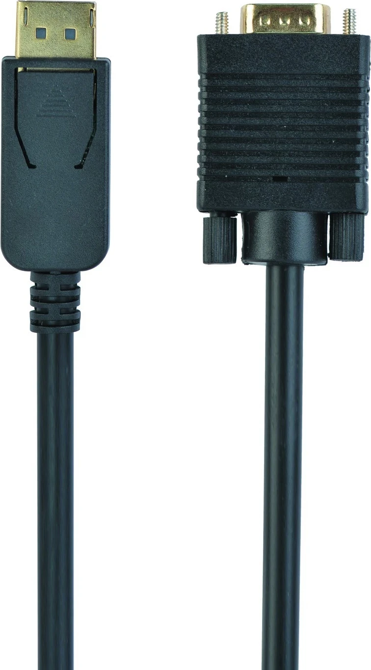 Kabel DisplayPort na VGA Gembird, 1,8 m, črn