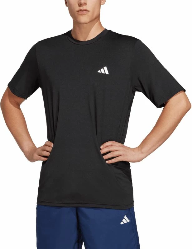 Trenirka majica adidas za moške, črna