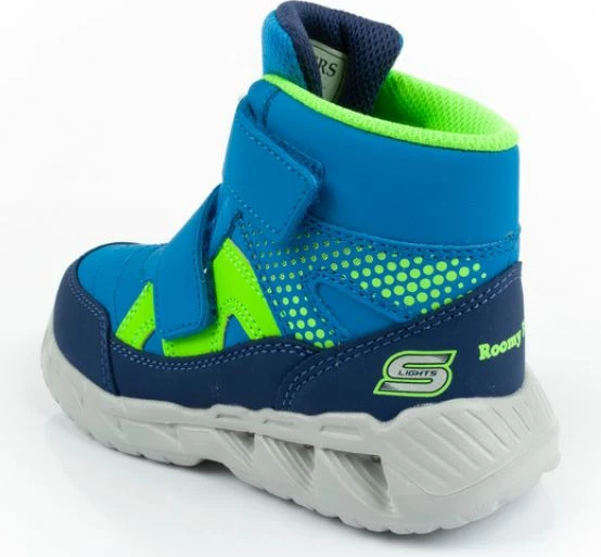 Superge zimske z LED lučmi Skechers Jr 401507N/NVLM, modre