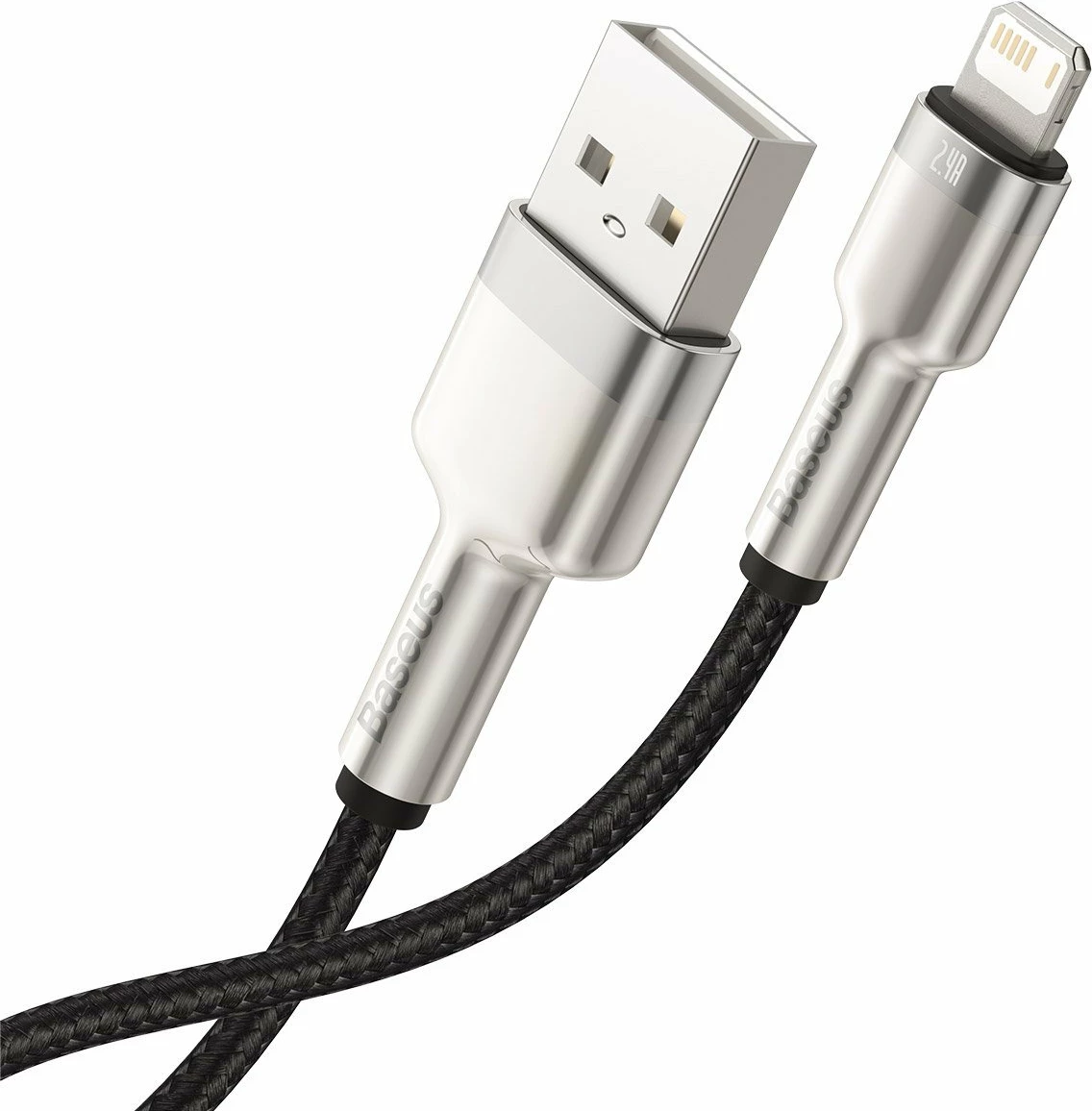 USB kabel za Lightning Baseus Cafule CALJK-A01, 1 m, črn