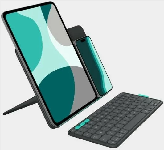 Ovitek s tipkovnico Logitech Flip Folio za iPad Pro in Air 11", grafit