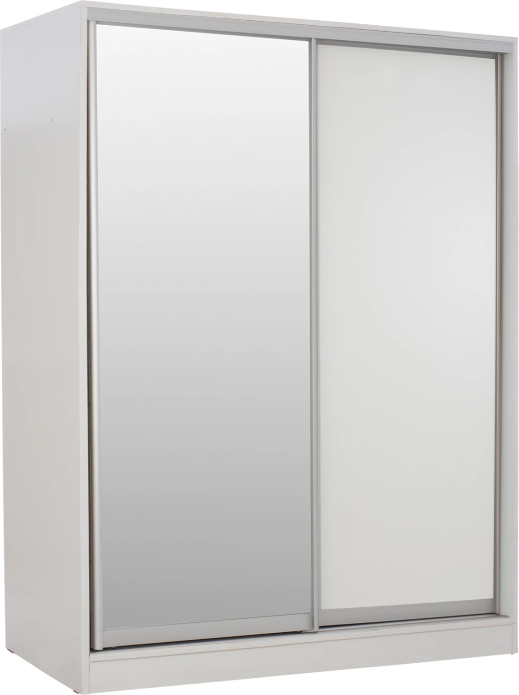 Garderobna omara z drsnimi vrati z ogledalom bela FH2434.03 160x60x210 cm