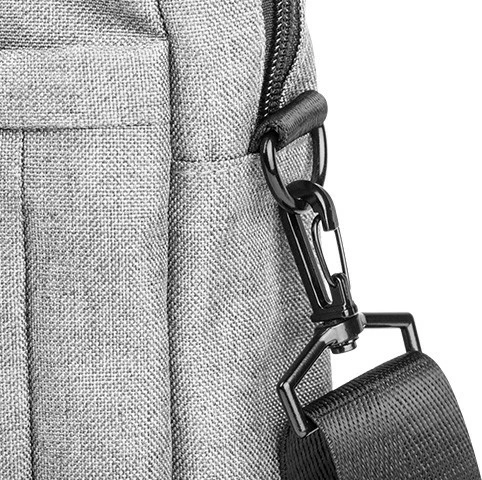 Torba za prenosnik Natec Mustela NTO-0766, 15,6", najlon, siva