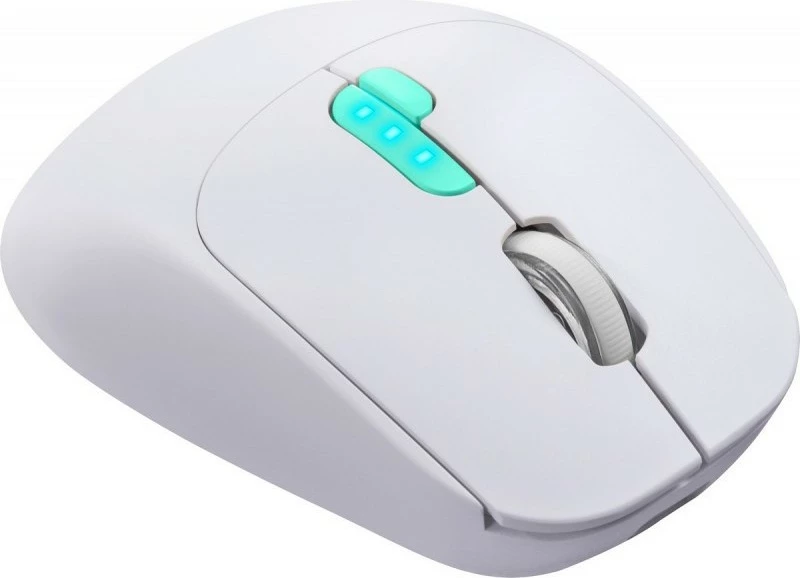 Brezžična miška Defender Nitta MM-307, Bluetooth/USB, 1600 DPI, bela