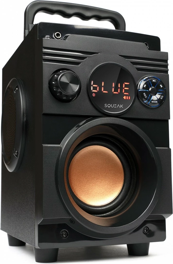 Zvočnik Bluetooth SQUEAK BassBlaster SQ1001, 18W, črn