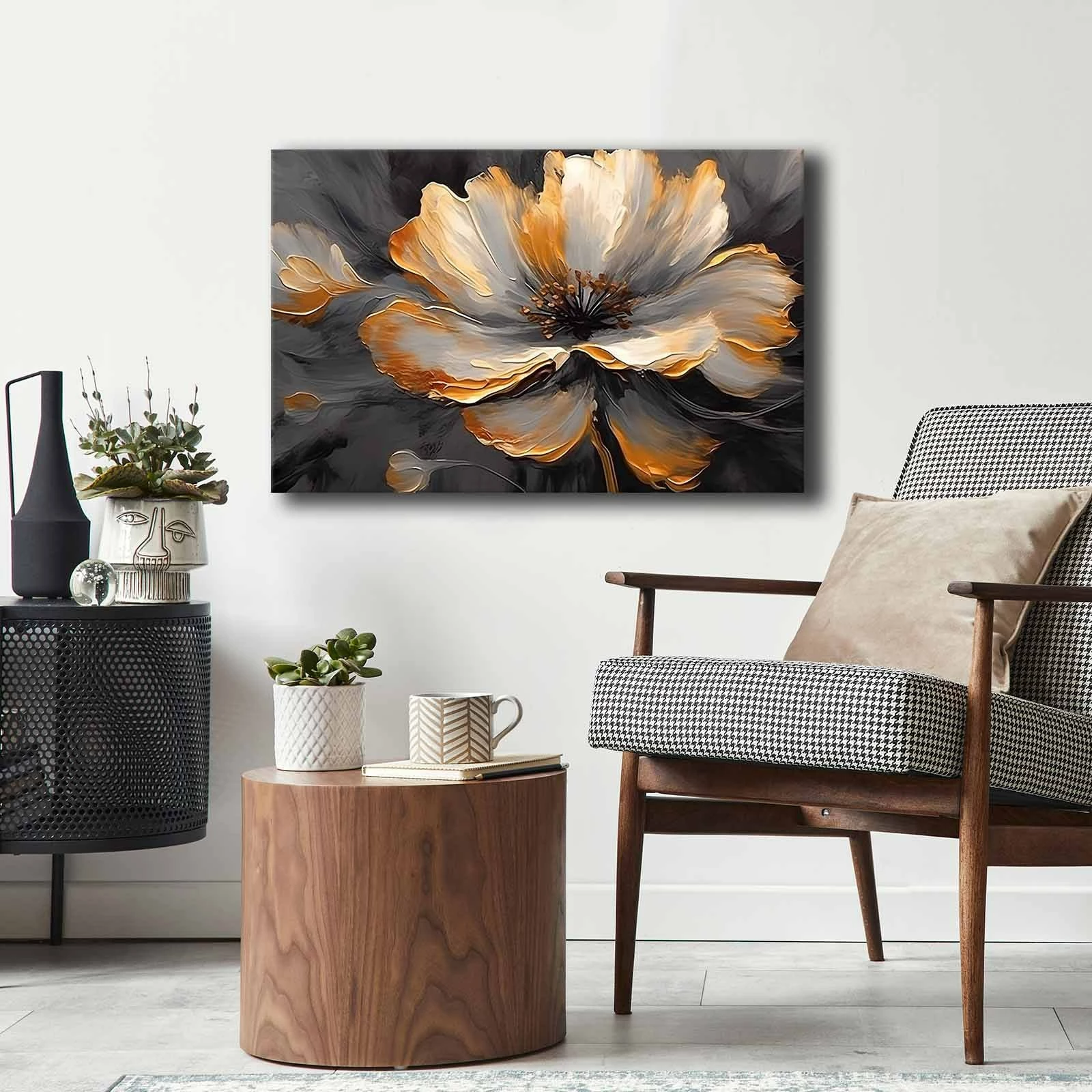 Dekorativna platnena slika, večbarvna, 45x70 cm, Wallity 4570GSC-007