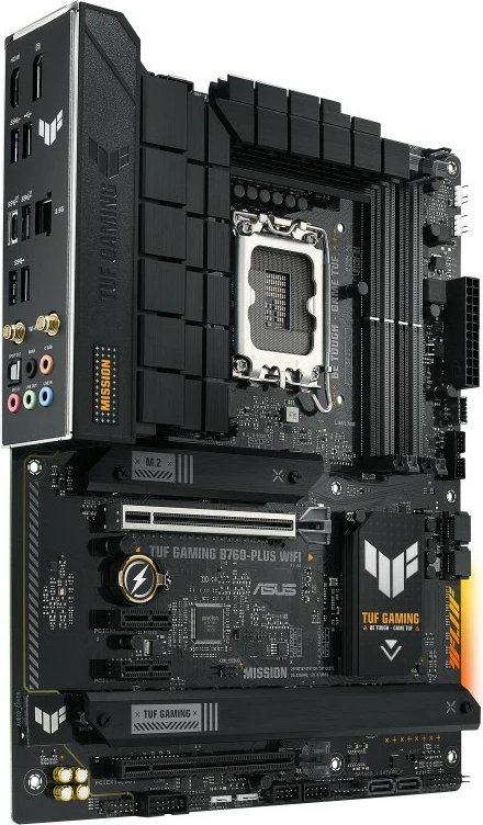 Pllakë amë ASUS TUF Gaming B760-Plus WIFI, Intel, LGA 1700, DDR5-SDRAM, 128 GB