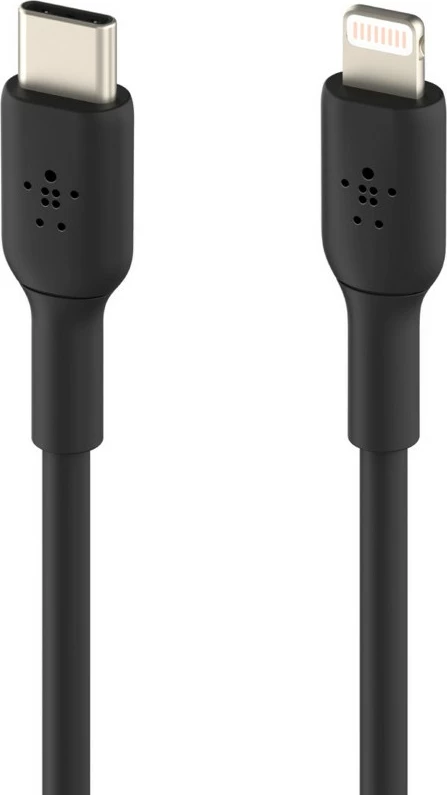 Kabel USB-C na Lightning, Belkin CAA003BT1MBK, 1 m, črn