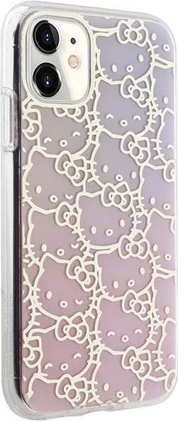 Ovitek za pametni telefon IML z rožnatim gradient motivom Hello Kitty za iPhone 11/XR