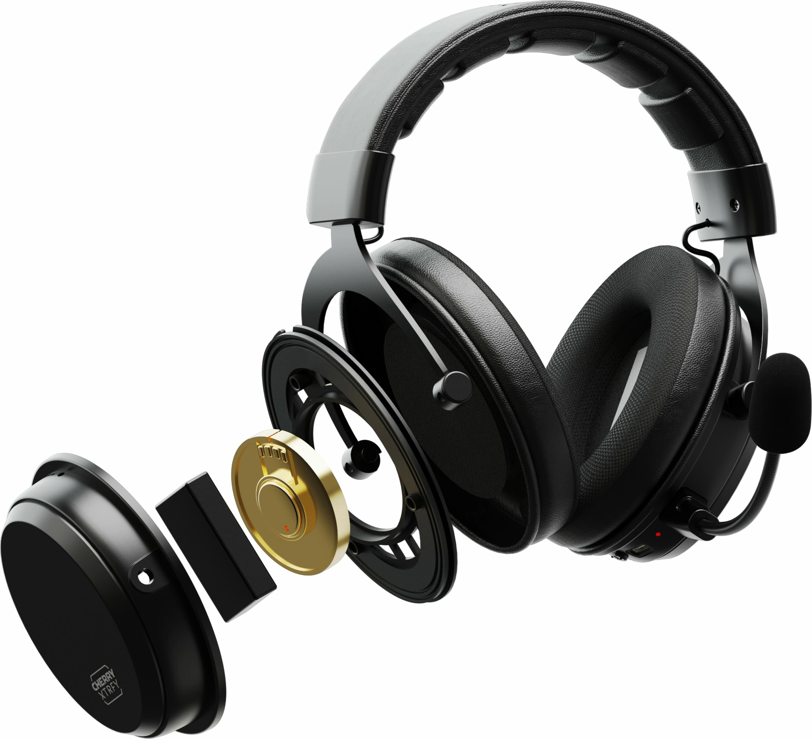 Brezžične gaming slušalke XTRFY H3, 20 - 20000 Hz, črne