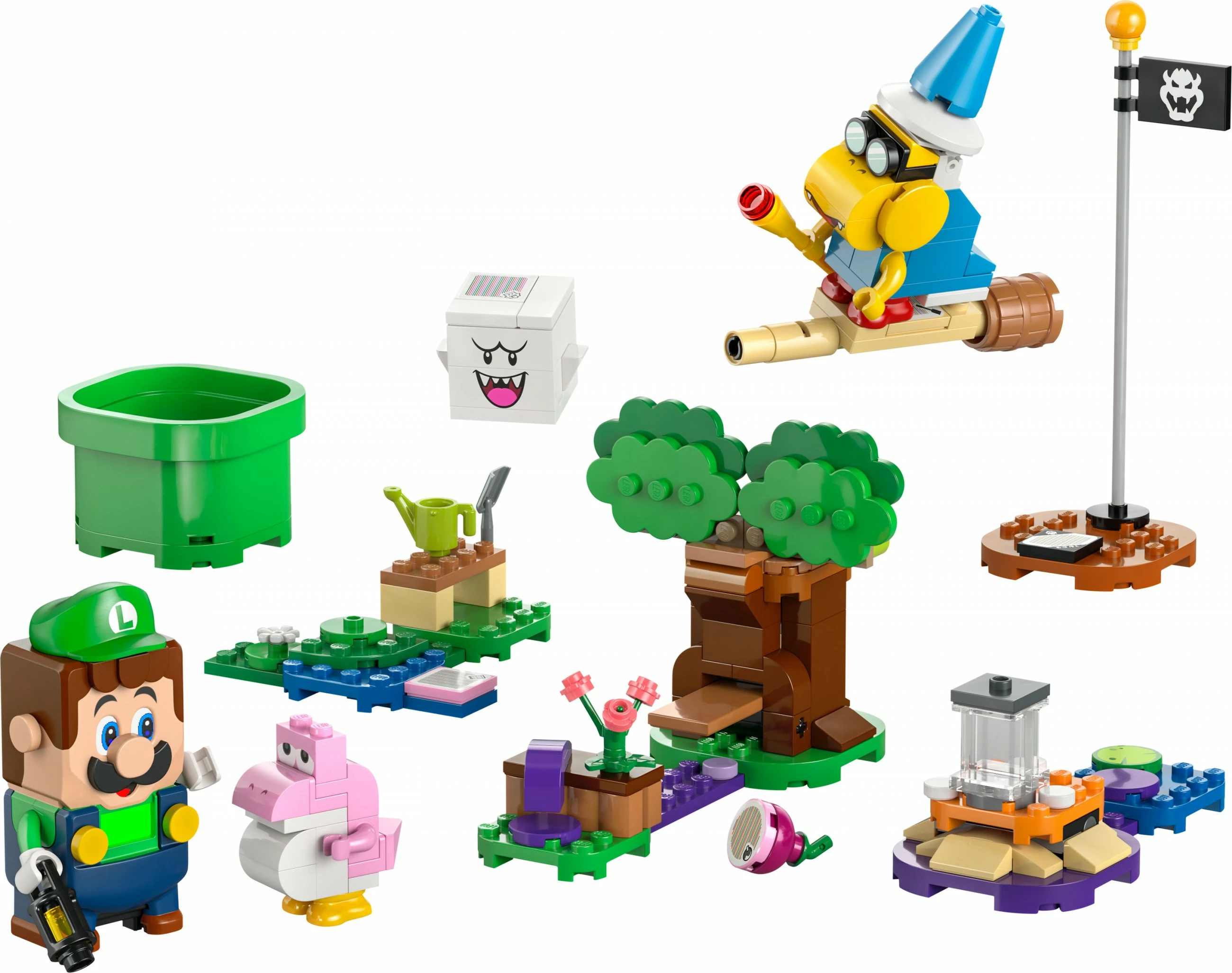 Set za gradnjo z interaktivnim Luigiem, LEGO Super Mario 71440, 210 delov, večbarven