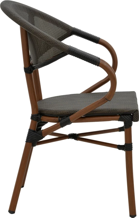 Vrtni stol Isaia, 57x57x83 cm, rjav