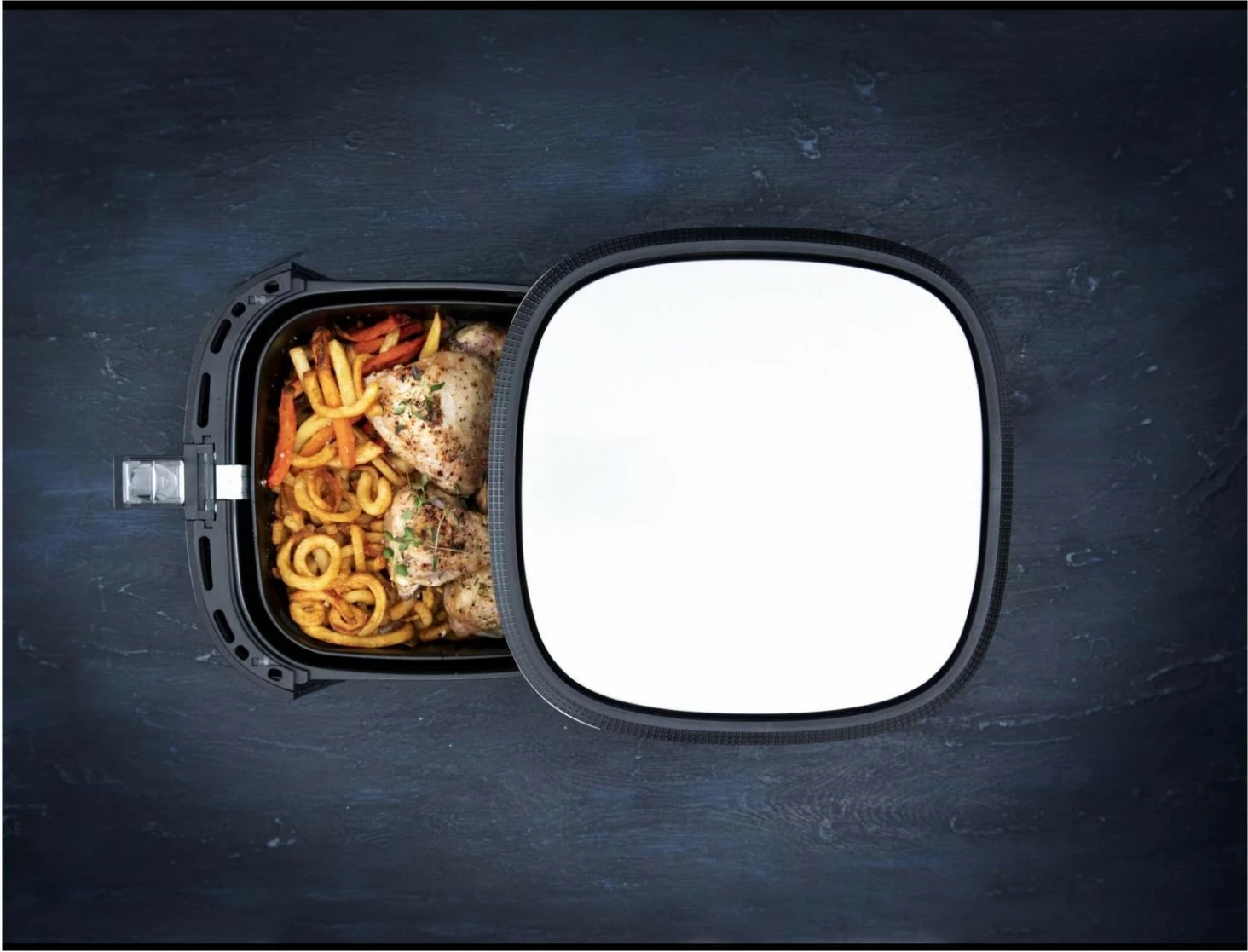 Cvrtnik brez olja Gastronoma 18290002, 6 L, srebrn