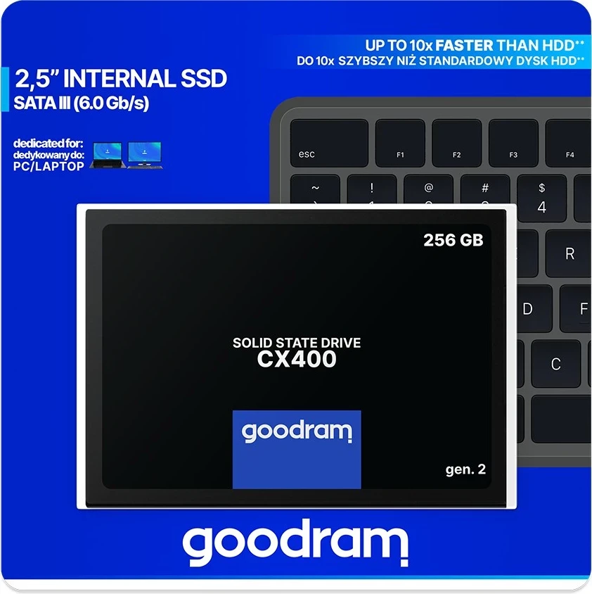 SSD disk Goodram CX400, 2,5", 256GB