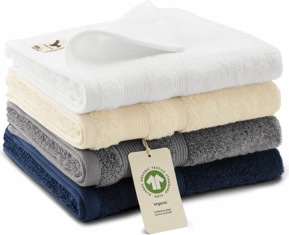 Brisača unisex Malfini Organic (GOTS) 50x100, grafit