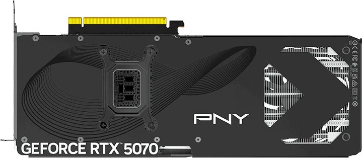 Grafična kartica GeForce RTX 5070 OC PNY, 12 GB GDDR7, PCI Express x16 5.0, črna