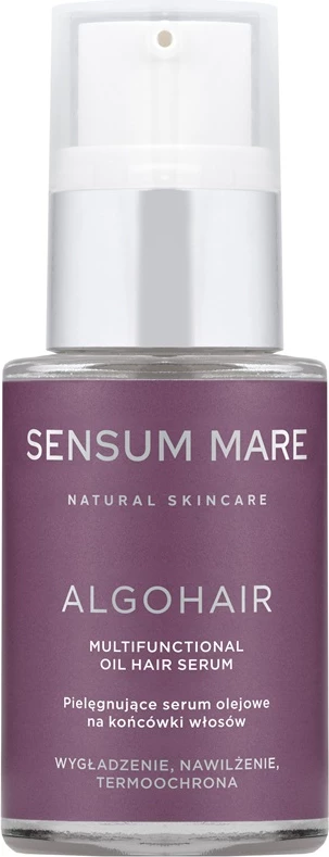 Serum za konice las, Sensum Mare Algohair Nourishing Oil, za ženske, 15 ml