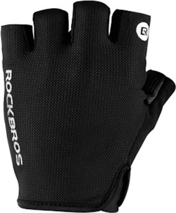 Kolesarske rokavice, Rockbros S106BK, M, črne