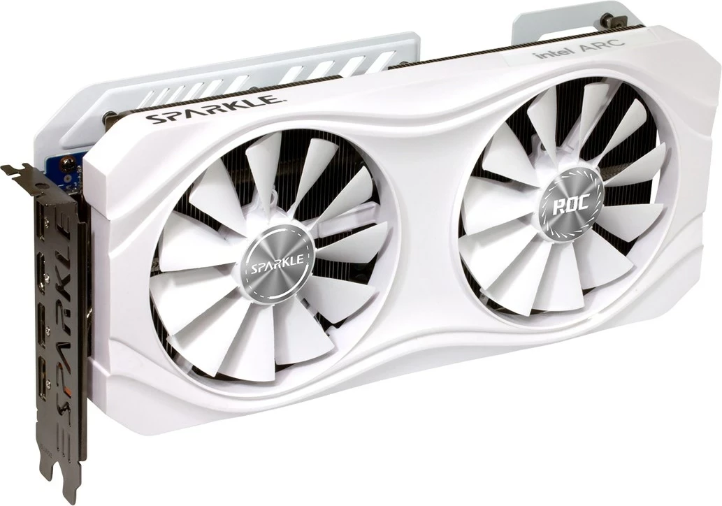Grafična kartica Sparkle Intel Arc A770 ROC Luna 16GB, bela