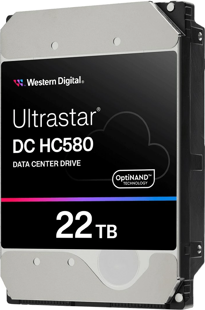 Notranji trdi disk 22 TB, 7200 RPM, 3,5", Serial ATA, Western Digital Ultrastar DC HC580