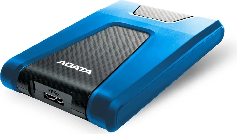 Zunanji trdi disk, Adata HD650, 1000 GB, moder