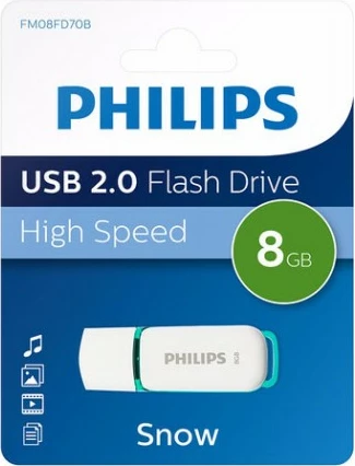 USB ključek Snow Edition Philips, 8 GB, pomladno zelena