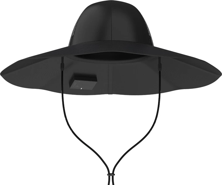 Solarna kapa EcoFlow Power Hat, L-XL, črna