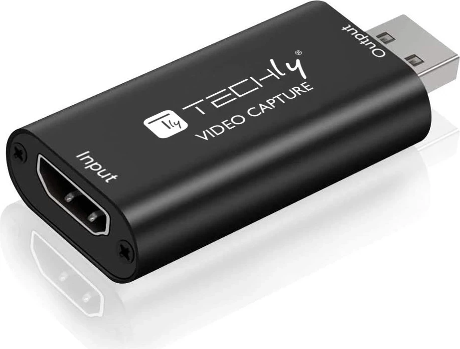 Video konverter Techly I-USB-VIDEO-1080TY, 1920 x 1080 slikovnih pik, črn