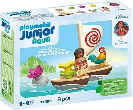 Katamaran, figura in dodatki Playmobil Junior Disney Vaiana 71459, 8 kosov