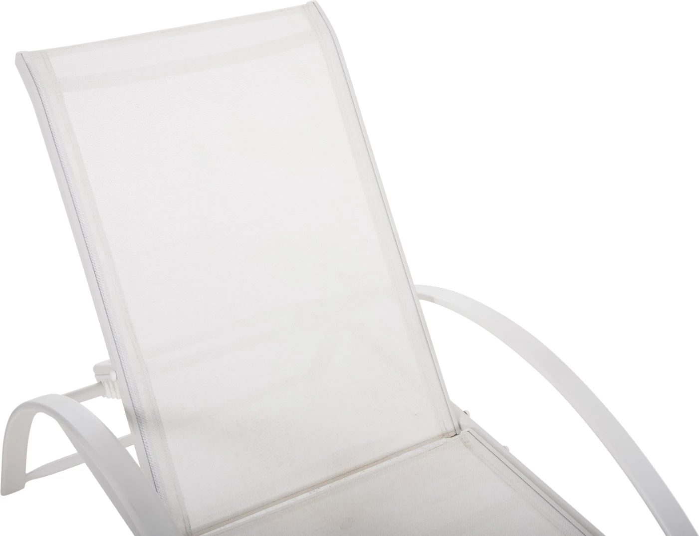 Profesionalno ležišče WAKANA iz aluminija belo s tekstilom belo FH5133.02 194x54-66x30 cm