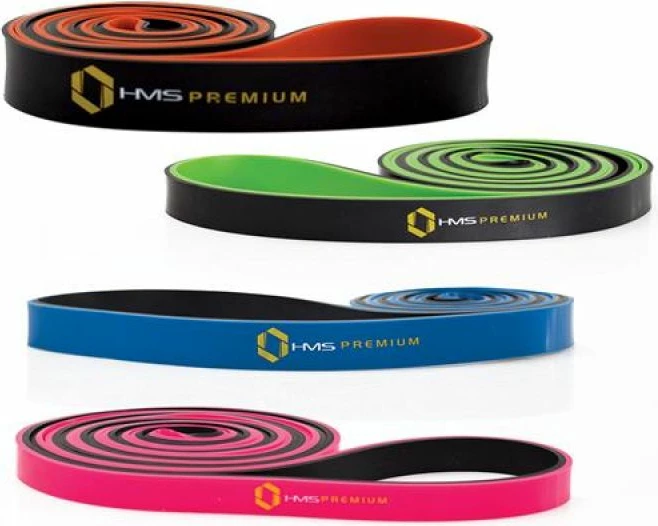 Trening elastični trak HMS NIEB-CZAR GU06 21x5x2250 mm, modra