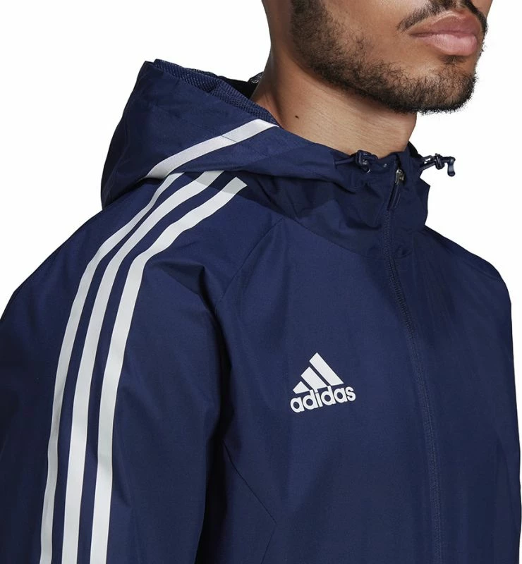 Jakna za nogomet adidas Condivo 22, moška, temno modra