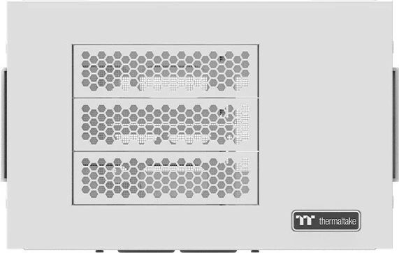 Ohišje Thermaltake AX100 Snow White, rack, bela