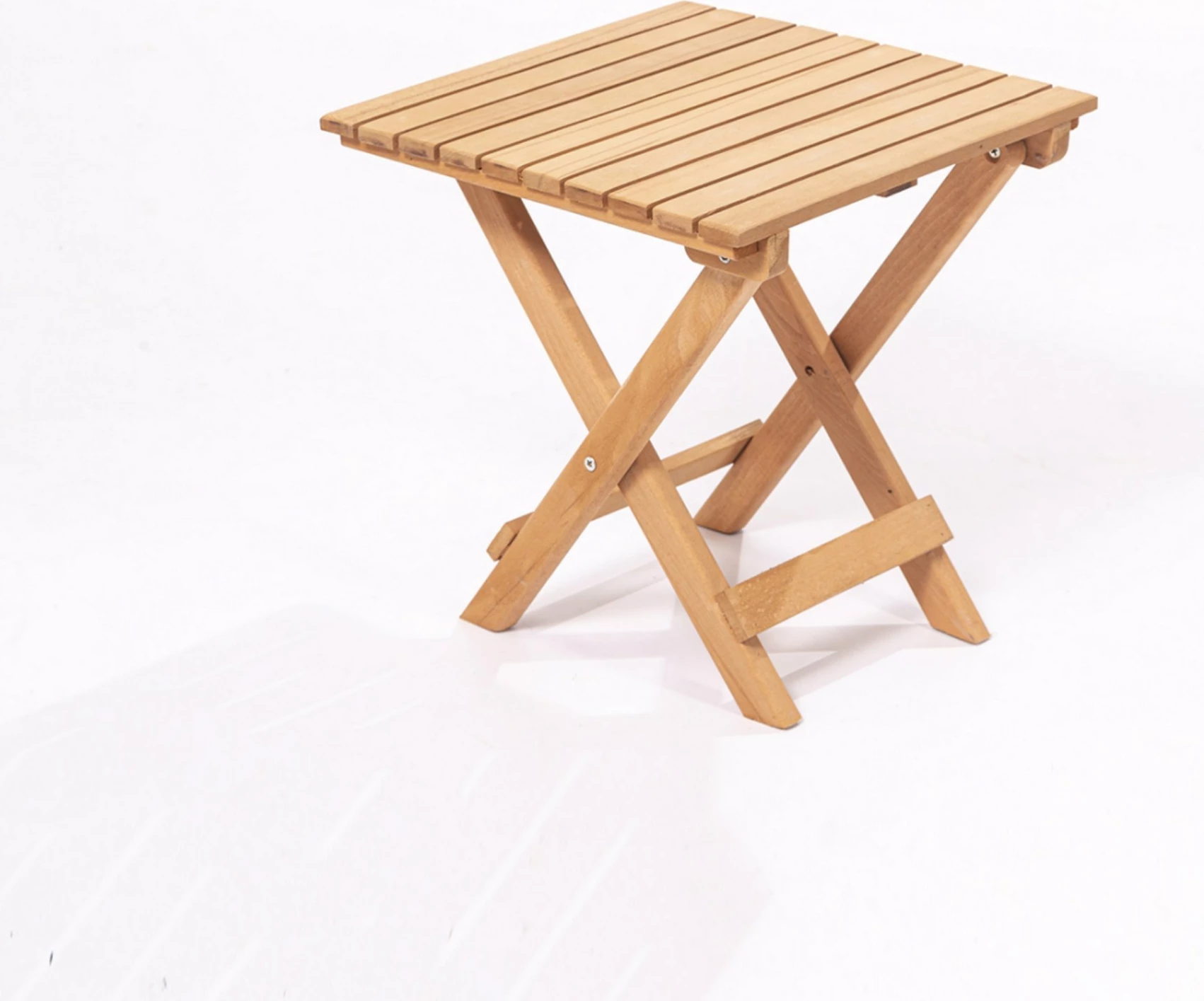 Set vrtne mize s stoli, 3-delni, Hanah Home My005, les gaber, rjavo in kremno