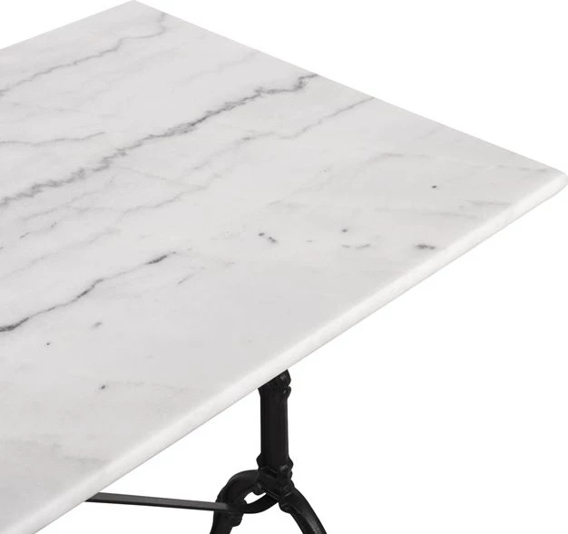 Miza z osnovo iz litega železa FH464 z marmorjem 100x60x72