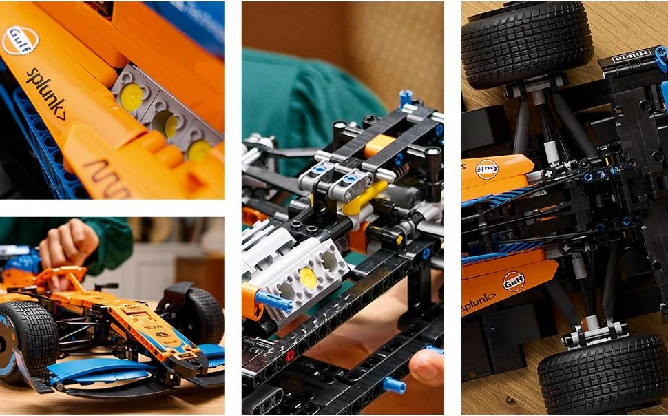 Detajni gradbeni komplet McLaren Formula 1 LEGO Technic, 1434 kosov, večbarven