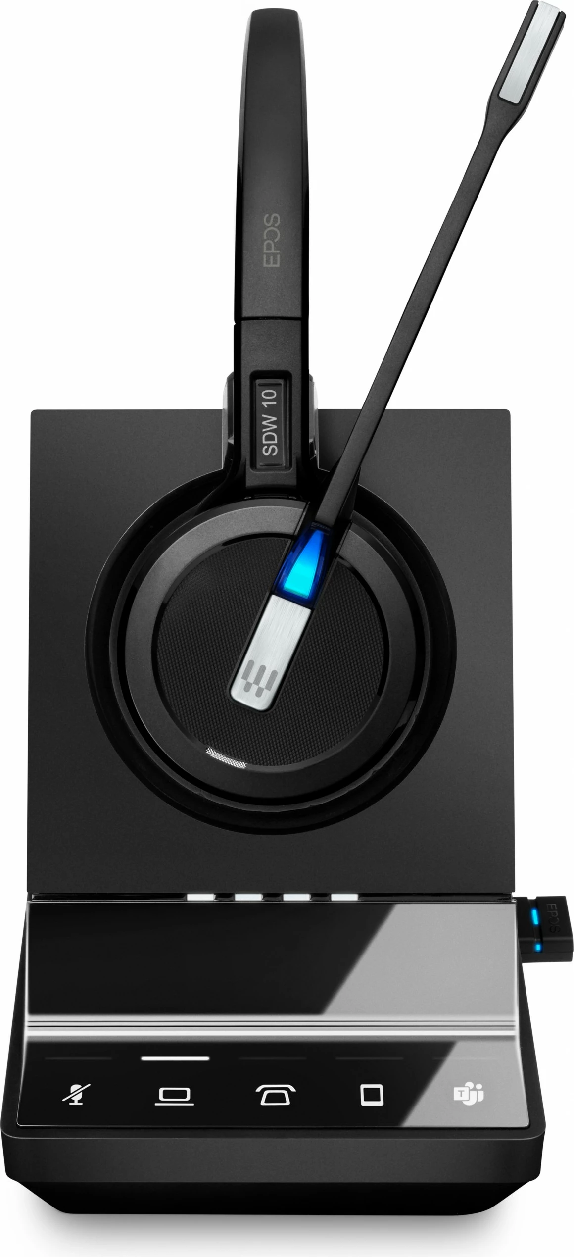 Brezžične DECT slušalke z mikrofonom, EPOS IMPACT SDW 5016T, USB, črne