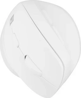 Vertikalni miš Natec Crake 2, Bluetooth, 2400 DPI, bel