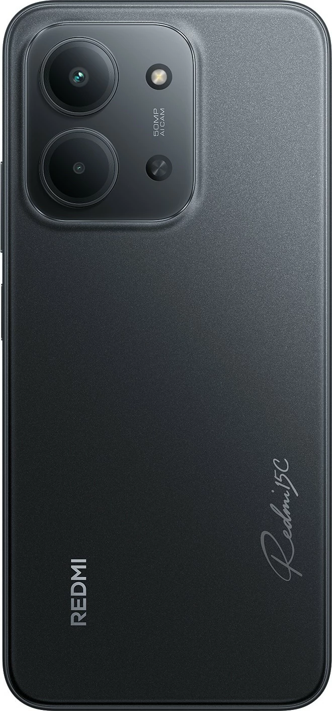 Pametni telefon Xiaomi Redmi 15C, 4 GB RAM, 256 GB, Dual SIM, nočno črn