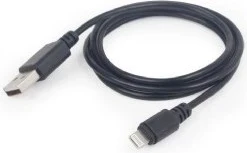 Kabel USB A na Micro-USB B Gembird CC-USB2-AMLM, 1 m, črn