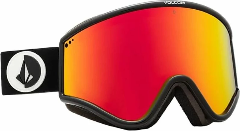 Smučarska očala Volcom, unisex, rdeča